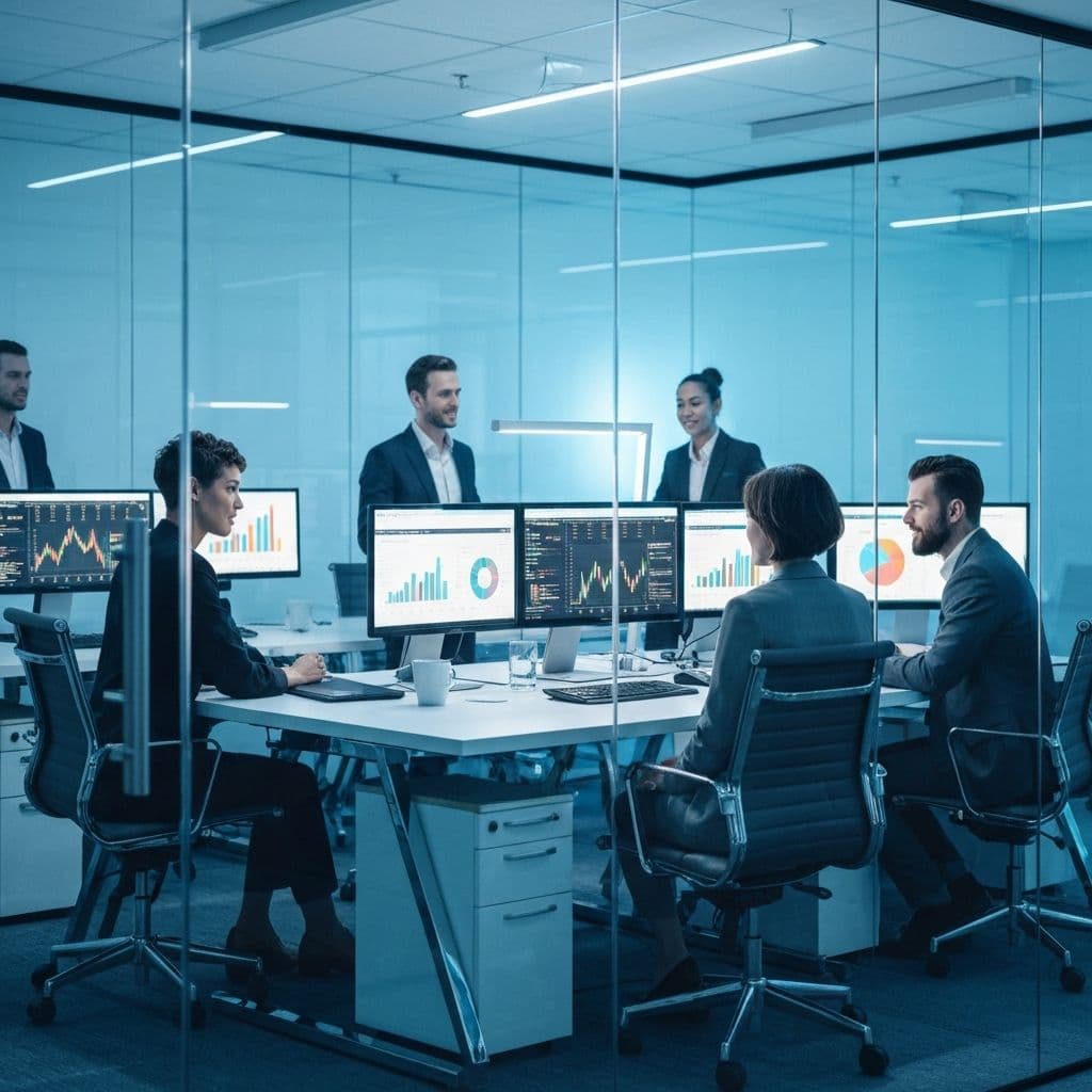 Equipe NexusContab em escritorio moderno